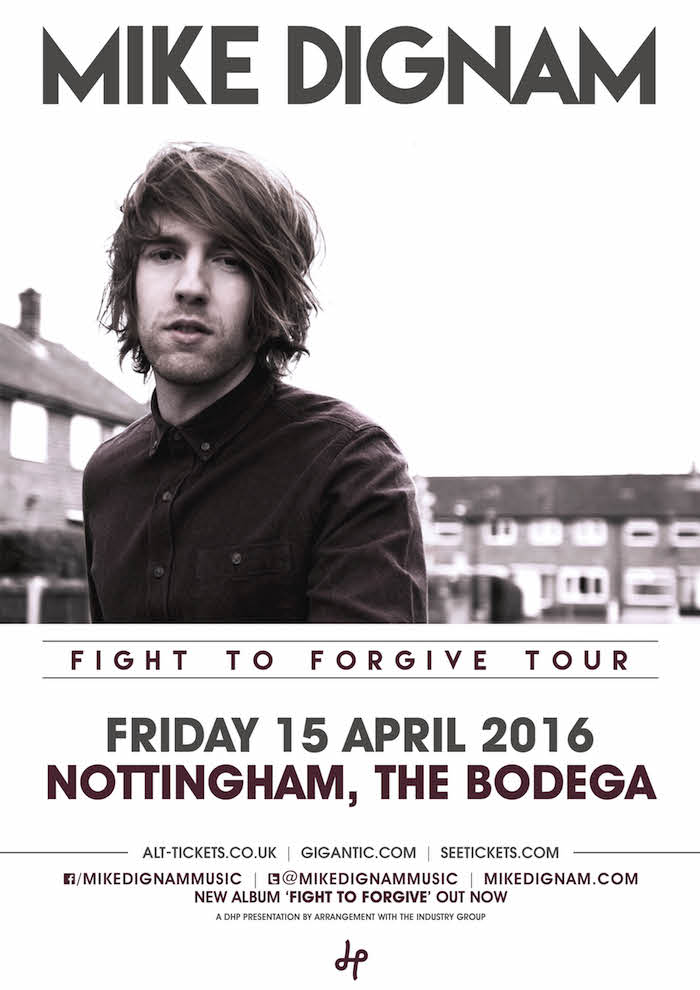 Mike Dignam image/gig poster